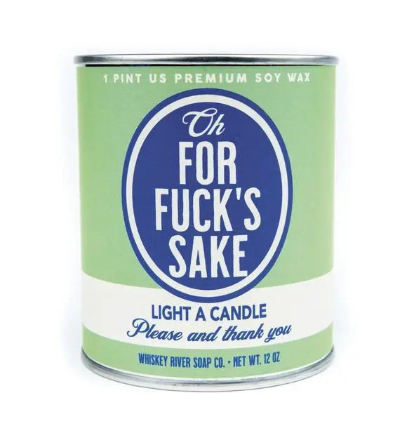 WHISKEY RIVER SOAP CO - Oh For F*ck's Sake Vintage Paint Can•dle Candle Whiskey River Soap Co