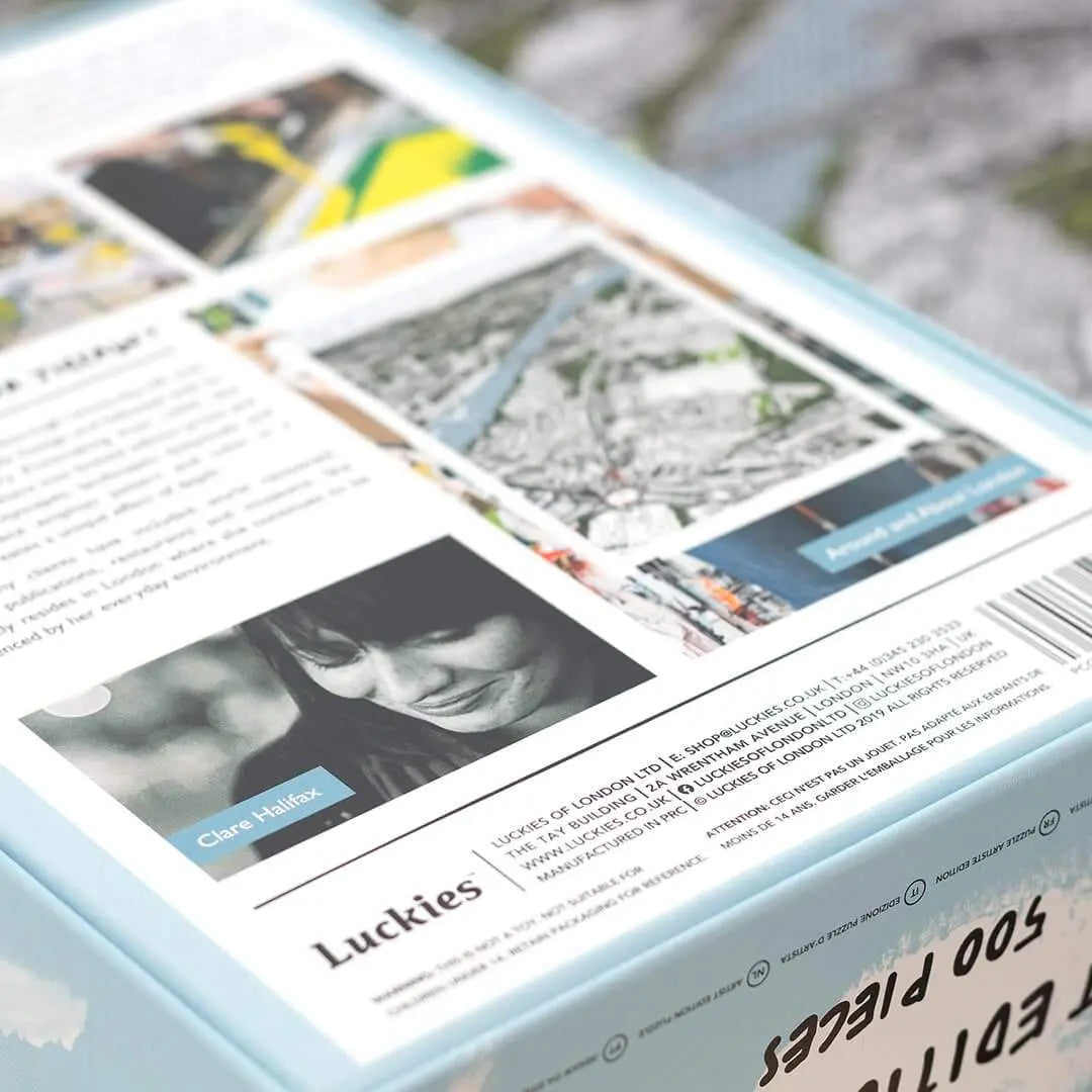LUCKIES x PRINT CLUB Around & About London jigsaw puzzle Luckies of London