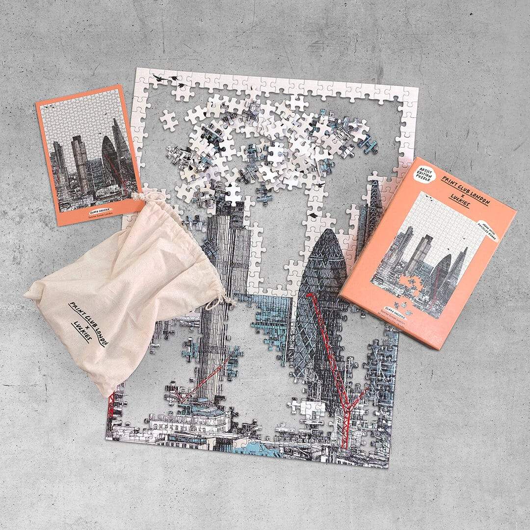 LUCKIES x Print Club London - Sunset Sunrise London Puzzle Puzzle Luckies of London
