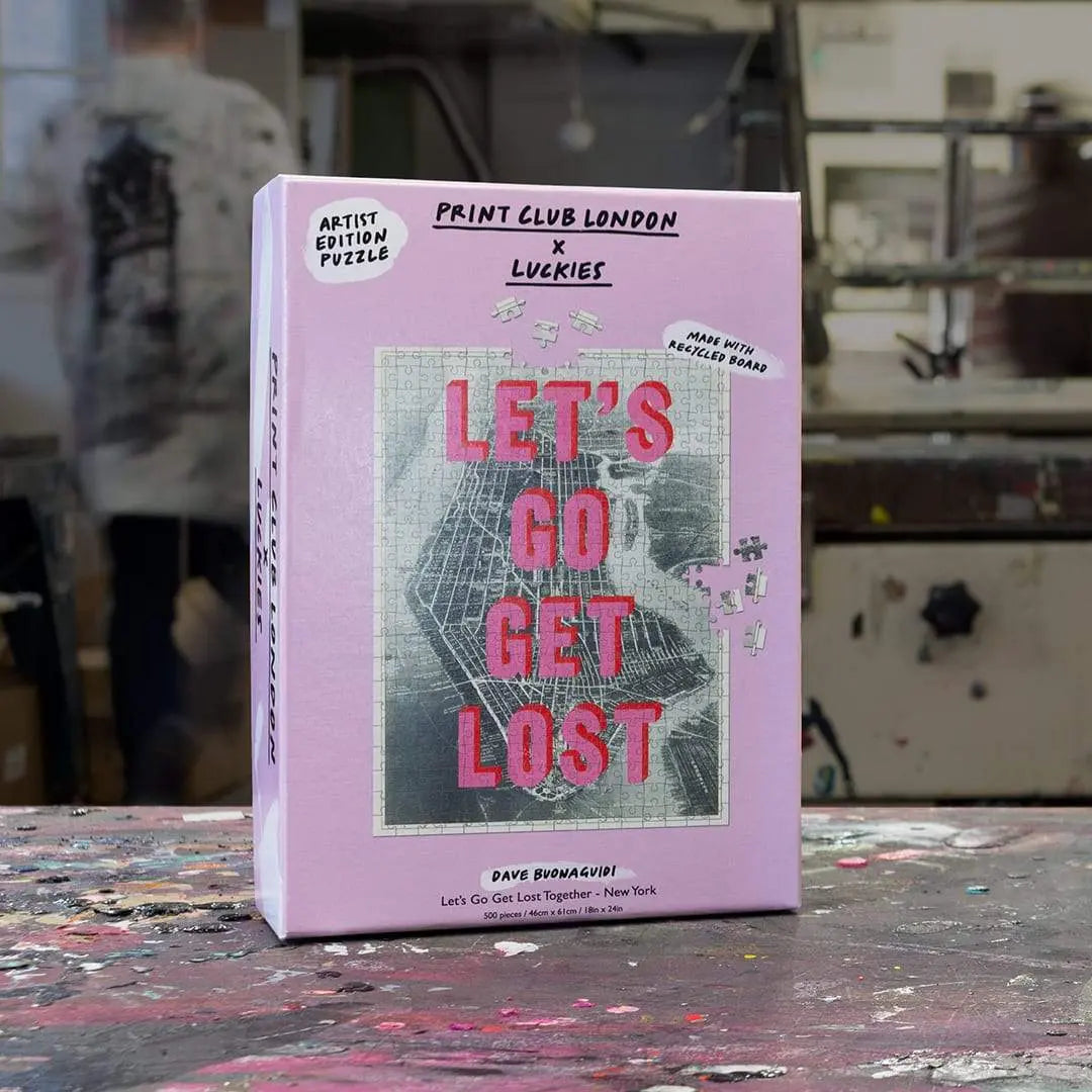 LUCKIES x Print Club London - Let's Go Get Lost NY Puzzle Puzzle Luckies of London