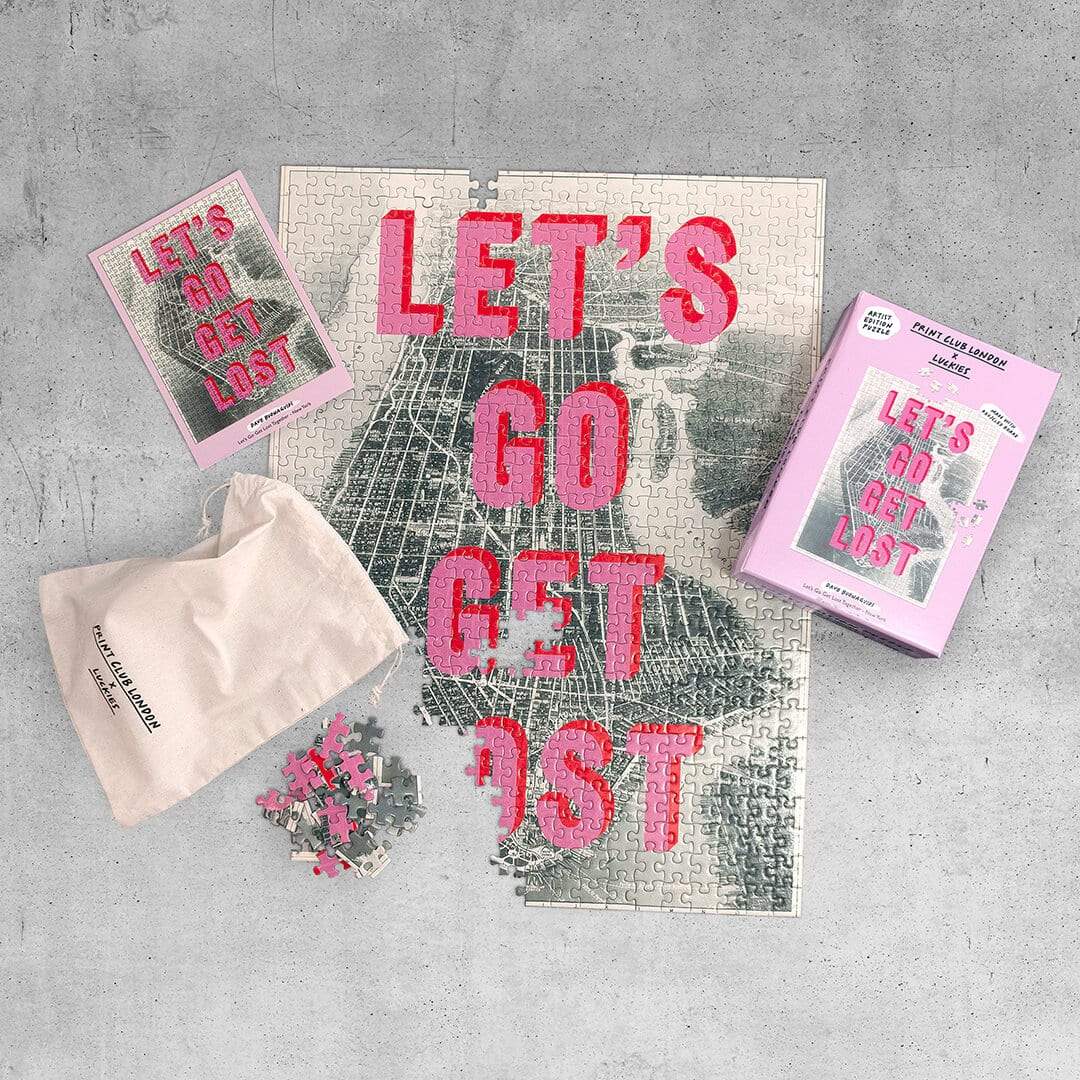 LUCKIES x Print Club London - Let's Go Get Lost NY Puzzle Puzzle Luckies of London