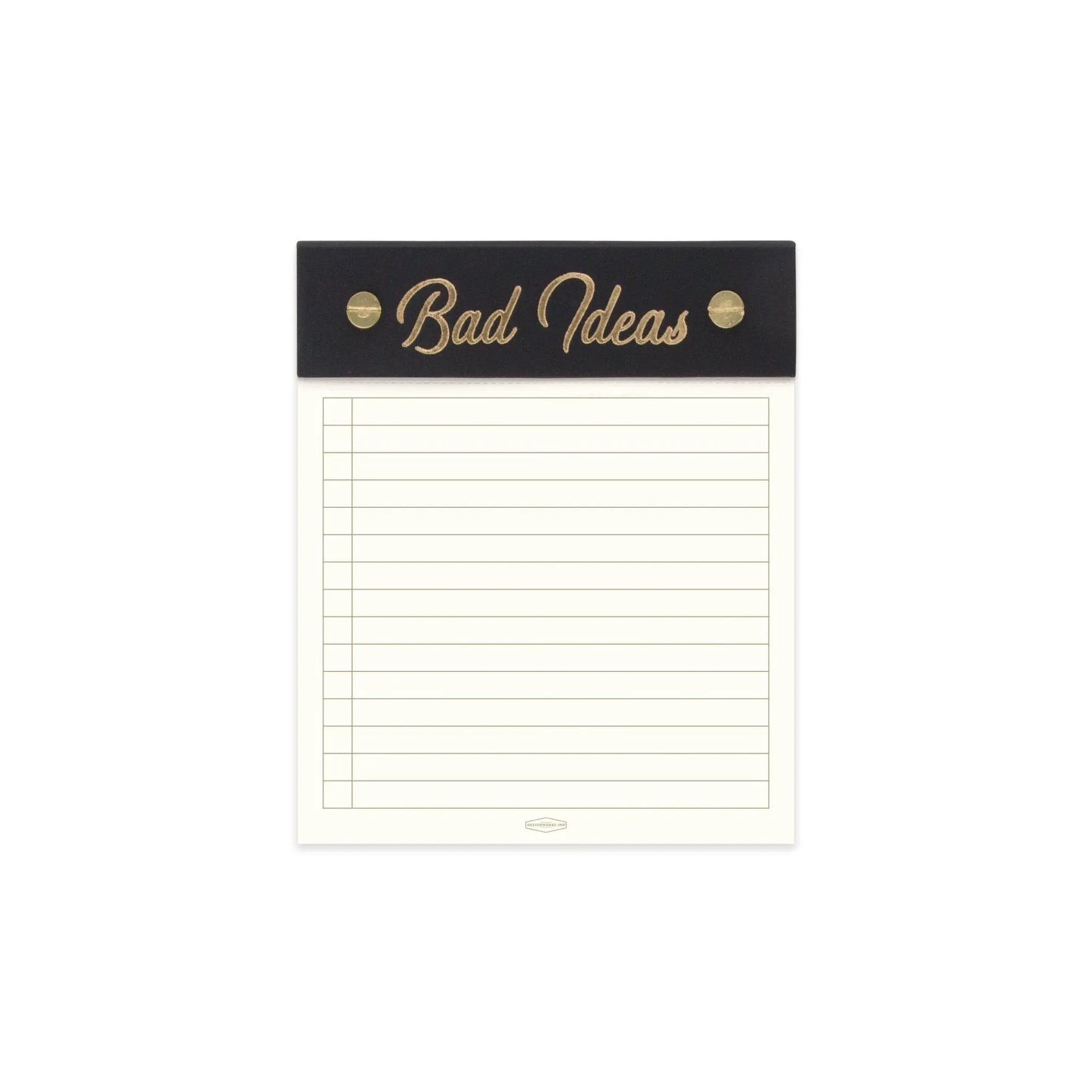 DESIGNWORKS Post Bound Notepad notepad Designworks Ink black