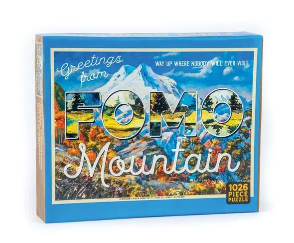 WHISKEY RIVER SOAP CO - Greetings from FOMO Mountain Puzzle Puzzle Whiskey River Soap Co