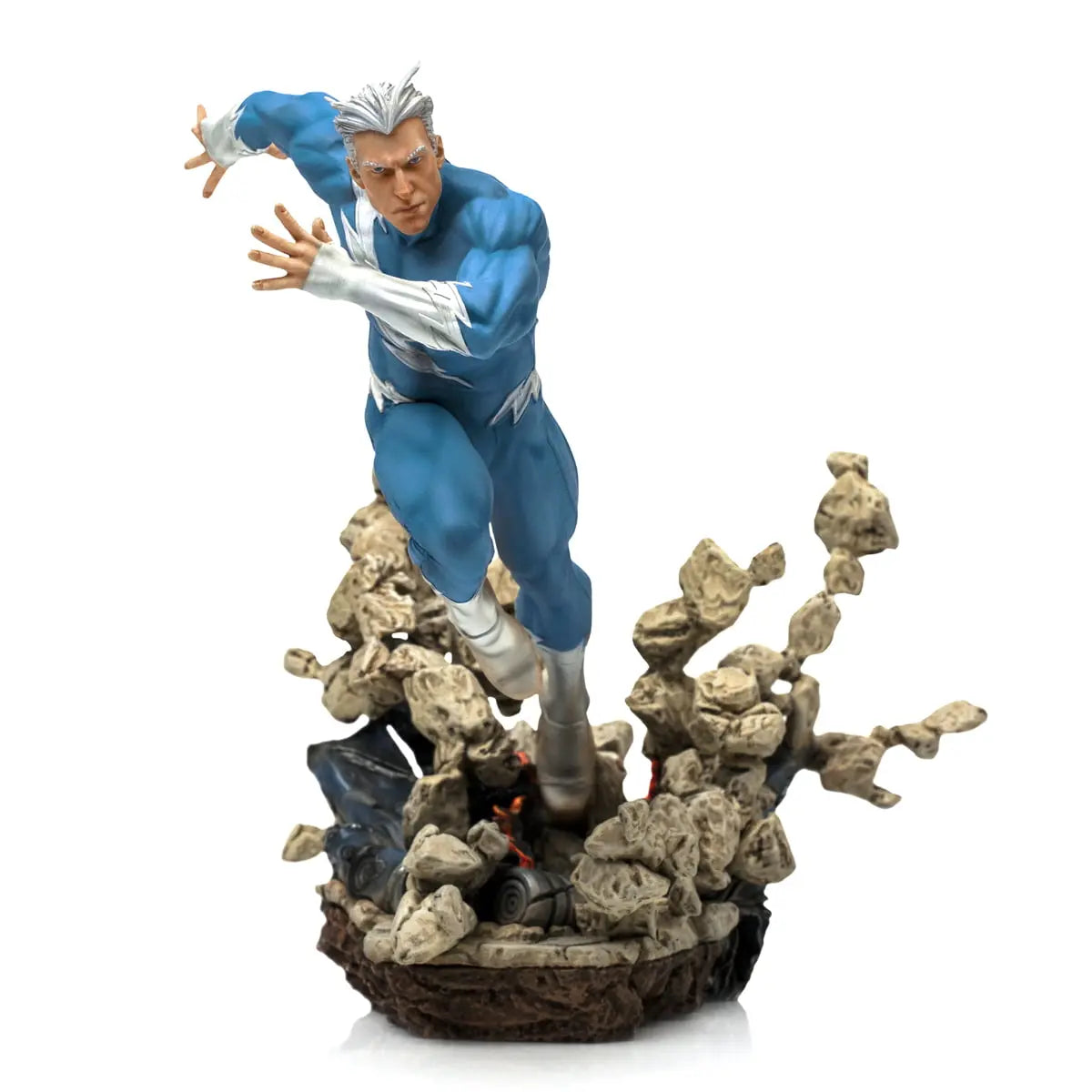 IRON STUDIOS Quicksilver BDS Art Scale 1/10 - Marvel Comics Collectibles Iron Studios