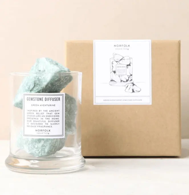 GEMSTONE DIFFUSER Green Aventurine Diffuser ATLANTIC FOLK