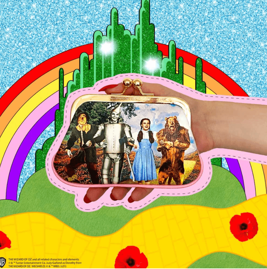 IRREGULAR CHOICE x Wizard Of Oz - On An Adventure Purse Handbags, Wallets & Cases Irregular Choice