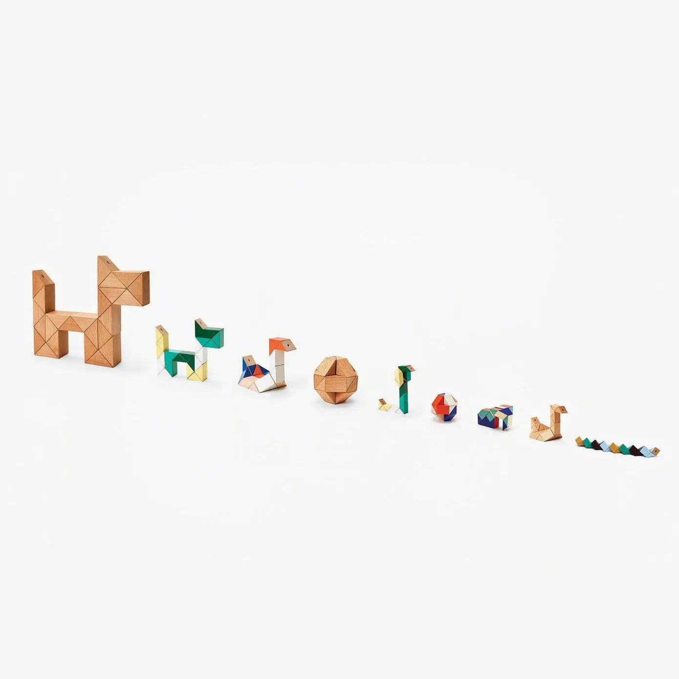 Snake Block (Small - Natural Finish) Areaware