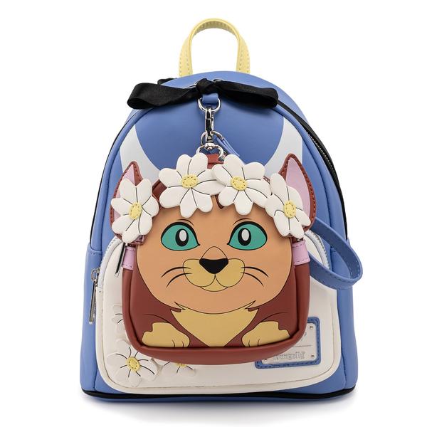 LOUNGEFLY Disney Alice In Wonderland Cosplay Mini Backpack w/Wristlet Backpack Loungefly