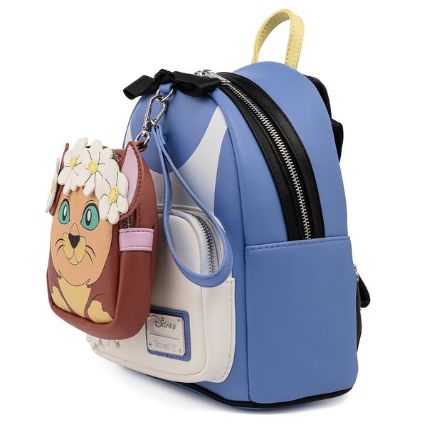 LOUNGEFLY Disney Alice In Wonderland Cosplay Mini Backpack w/Wristlet Backpack Loungefly