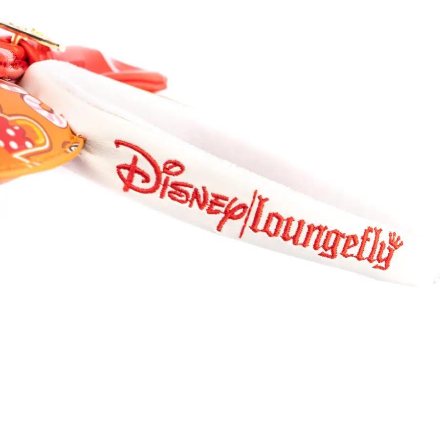 LOUNGEFLY Disney Gingerbread AOP Patent Bow Heart Headband Backpacks Loungefly