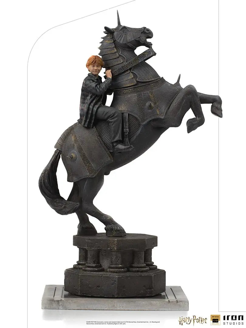 IRON STUDIOS Ron Weasley at The Wizard Chess Deluxe Art Scale 1/10 - Harry Potter Collectibles Iron Studios