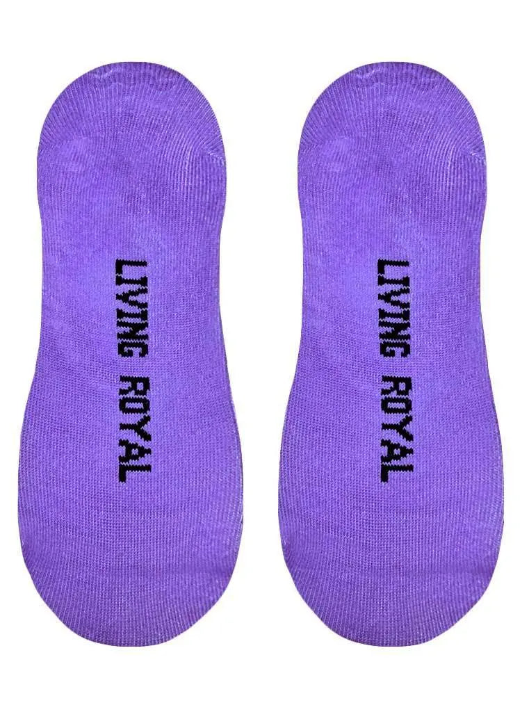 LIVING ROYAL Allergic To Humans Sock Liner Socks living royal