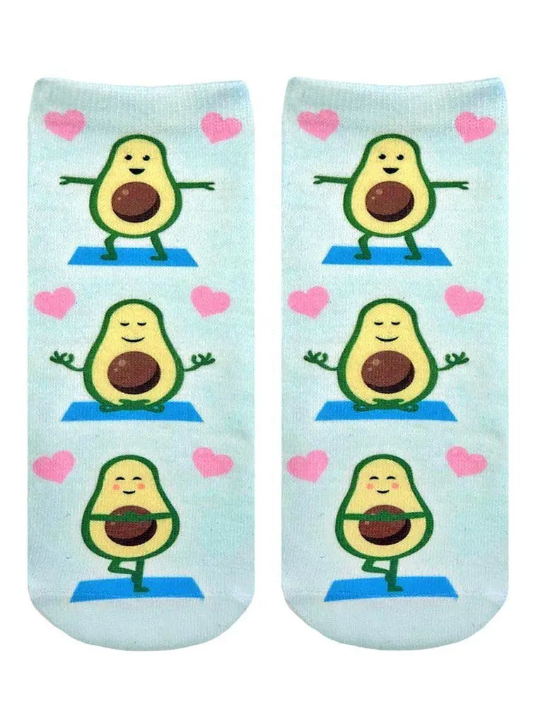 LIVING ROYAL Avocado Yoga Ankle Socks Socks living royal