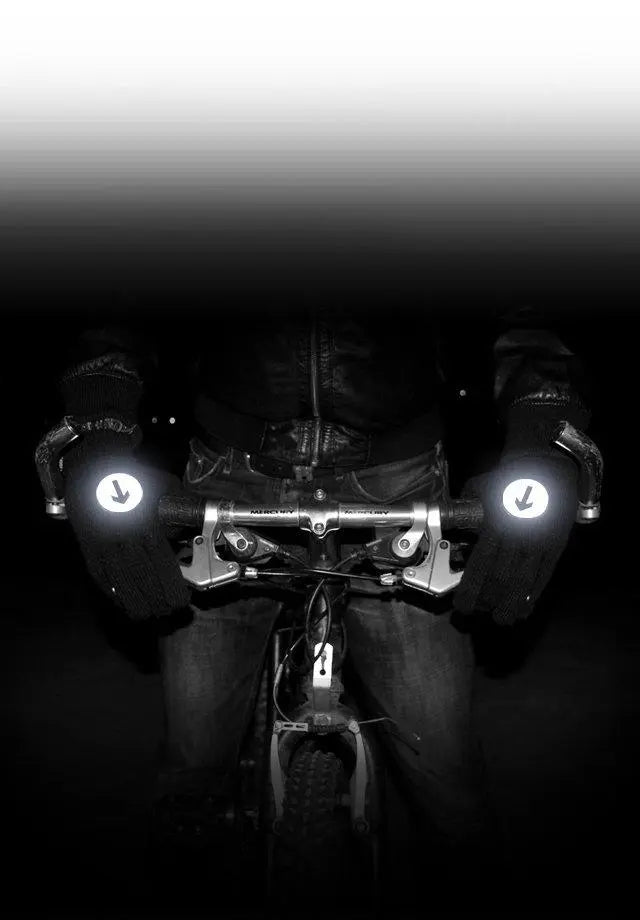 SUCK UK Reflective Biker Gloves Gloves Suck UK