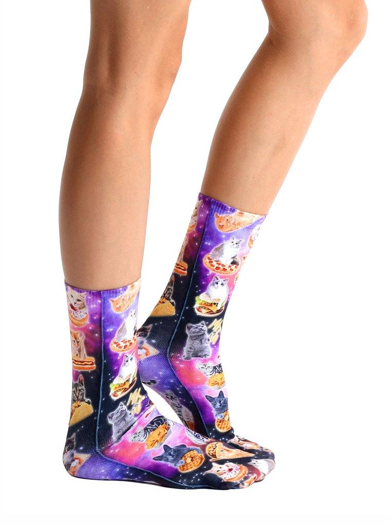 LIVING ROYAL Cat Cravings Crew Socks Socks living royal