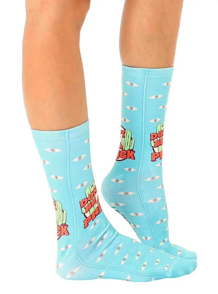 LIVING ROYAL Dont Be A Prick Crew Socks Socks living royal