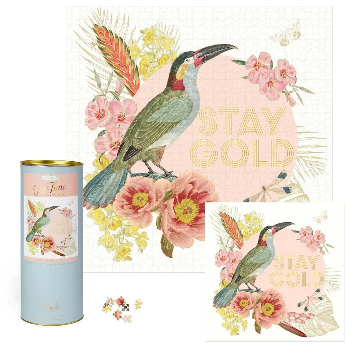 DESIGNWORKS INK - Toucan Collage Puzzle Puzzle Designworks Ink