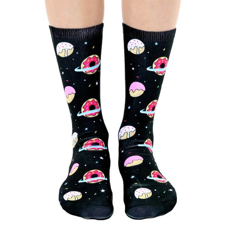 LIVING ROYAL Galaxy Donut Crew Socks Socks living royal