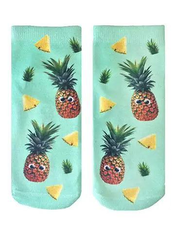 LIVING ROYAL Googly Pineapple Ankle Socks Socks living royal