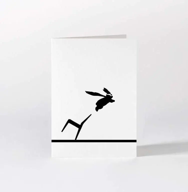 Superhero Rabbit Card Hammade