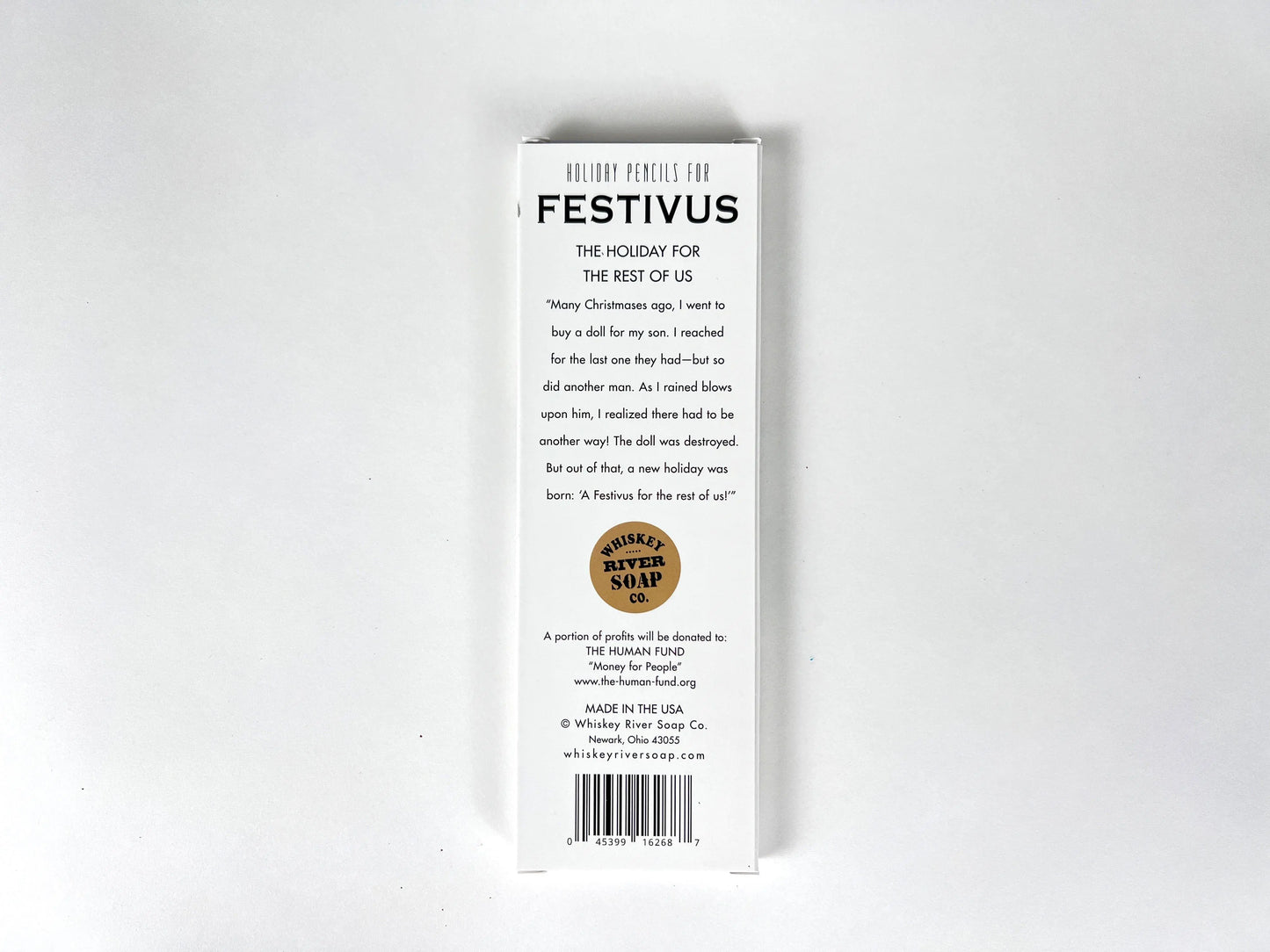 WHISKEY RIVER SOAP CO - Festivus Pencil Set Whiskey River Soap Co