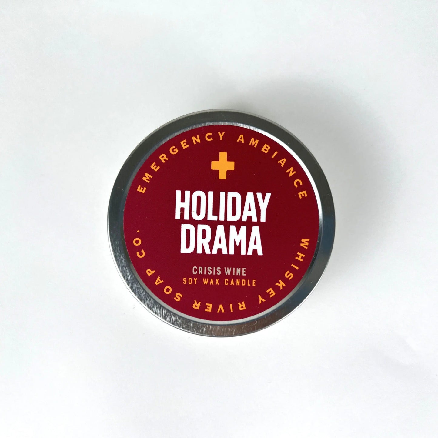 WHISKEY RIVER SOAP CO - Holiday Drama Emergency Ambience Travel Tin Candle Whiskey River Soap Co