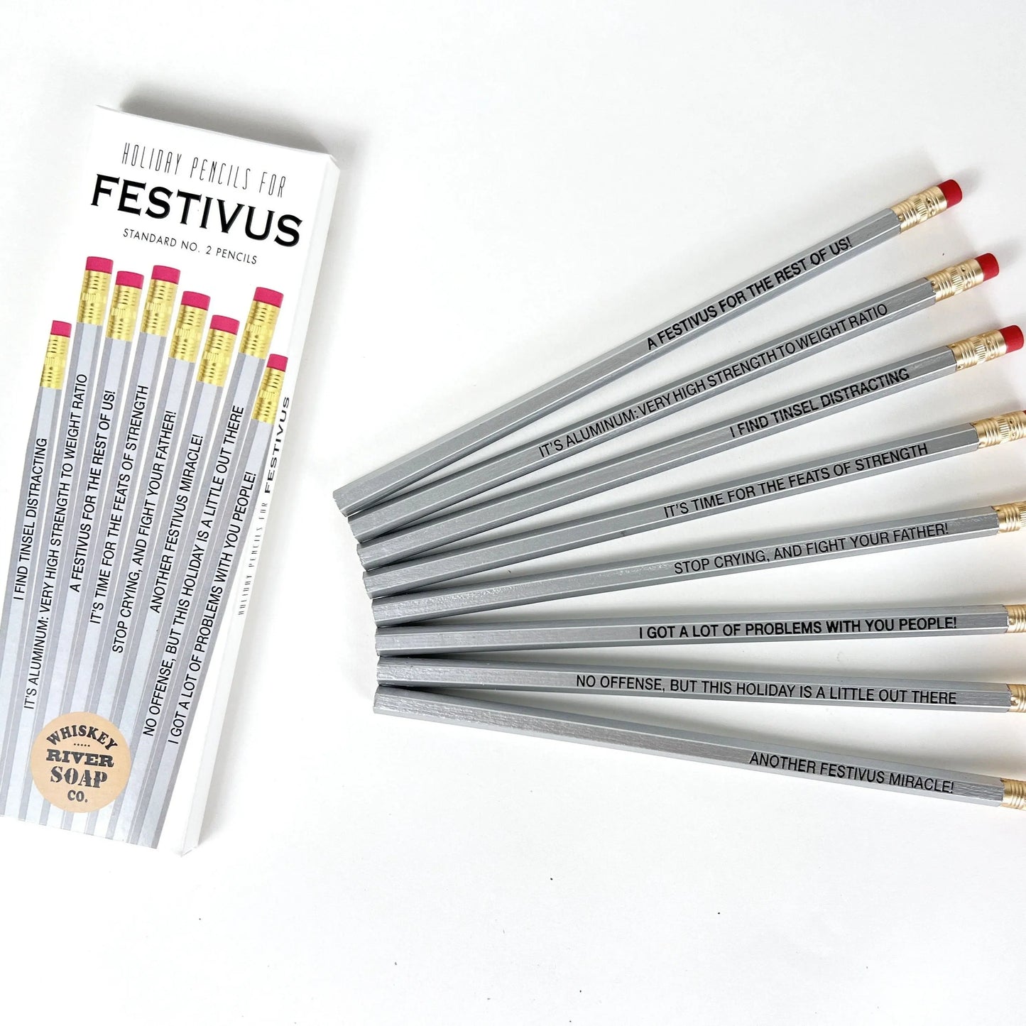 WHISKEY RIVER SOAP CO - Festivus Pencil Set Whiskey River Soap Co