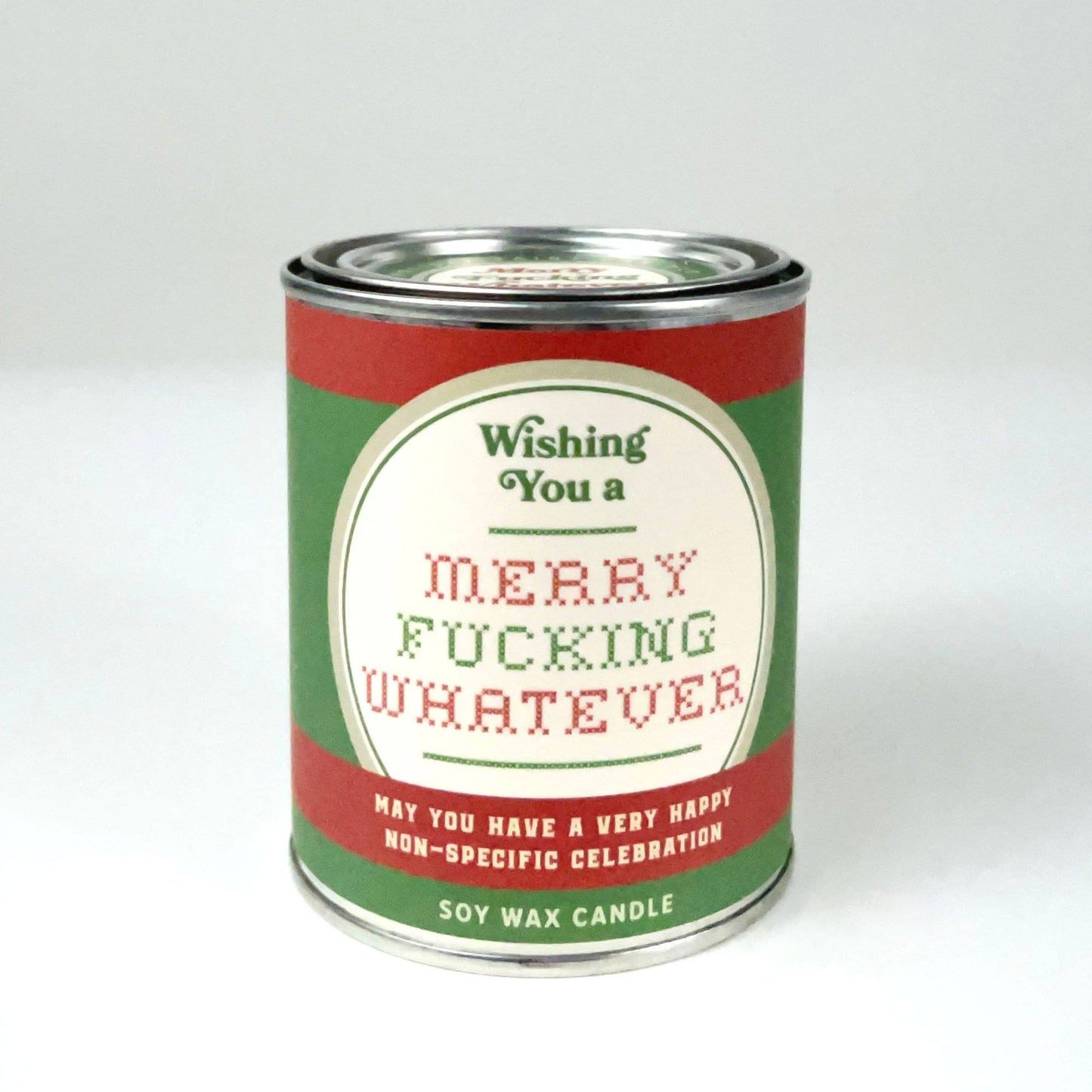 WHISKEY RIVER SOAP CO - Merry F*cking Whatever Vintage Paint Can•dle Candle Whiskey River Soap Co