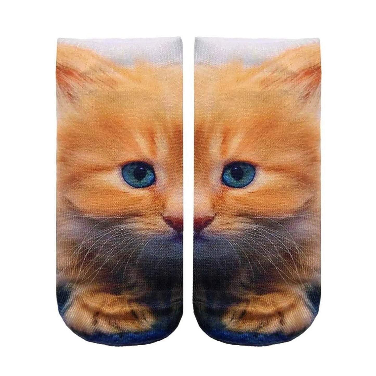 Kitty Ankle Socks living royal