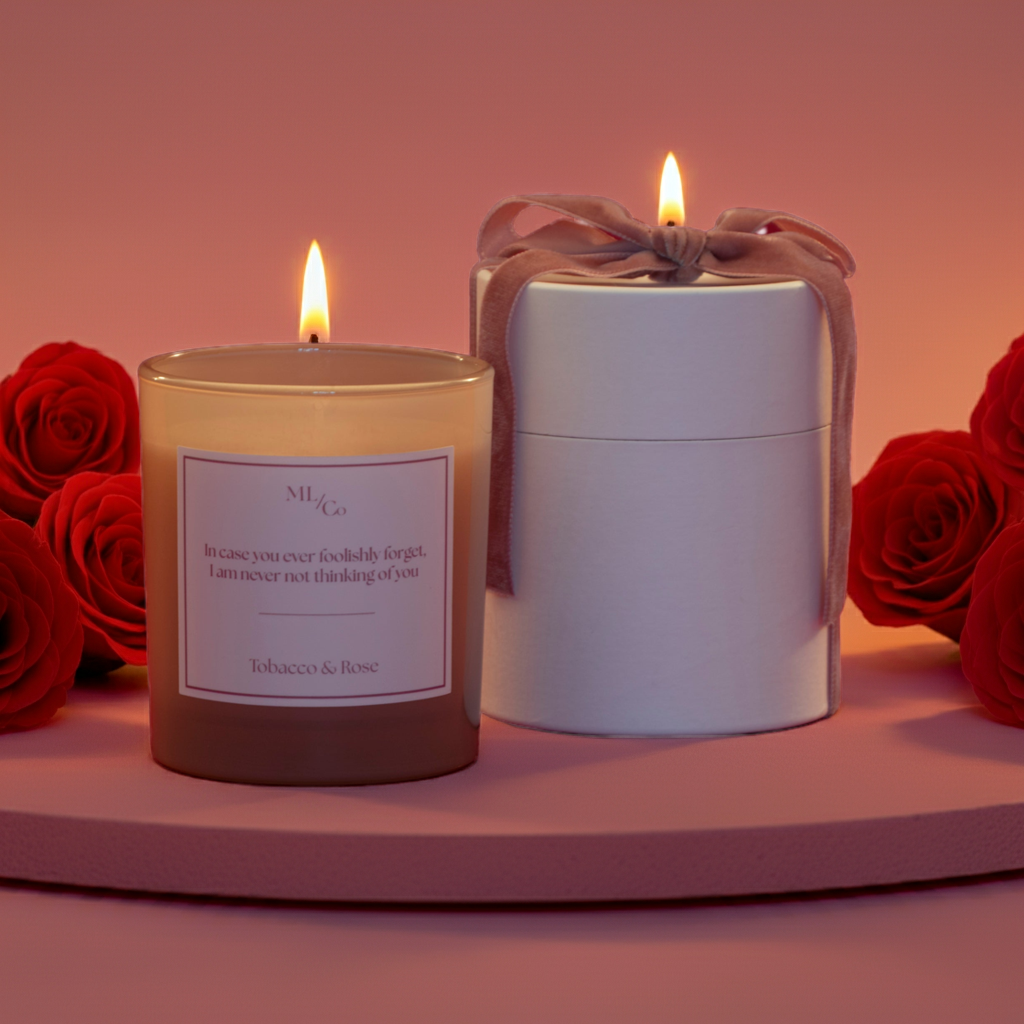 In Case You Ever Foolishly Forget - Tobacco & Rose Candle MLCo