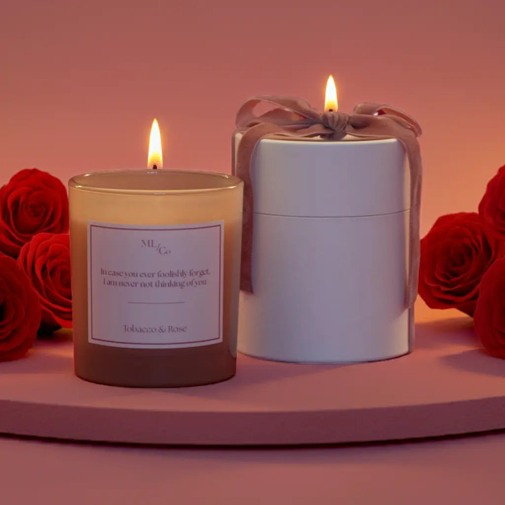 In Case You Ever Foolishly Forget - Tobacco & Rose Candle MLCo