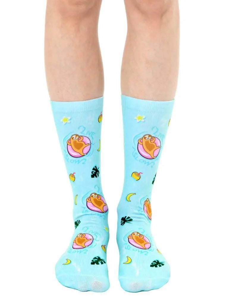 LIVING ROYAL Pool Sloth Crew Socks Socks living royal