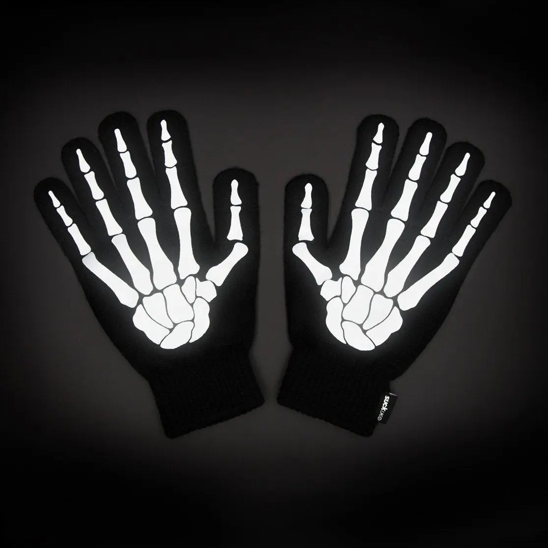 Reflective Skeleton Gloves Suck UK