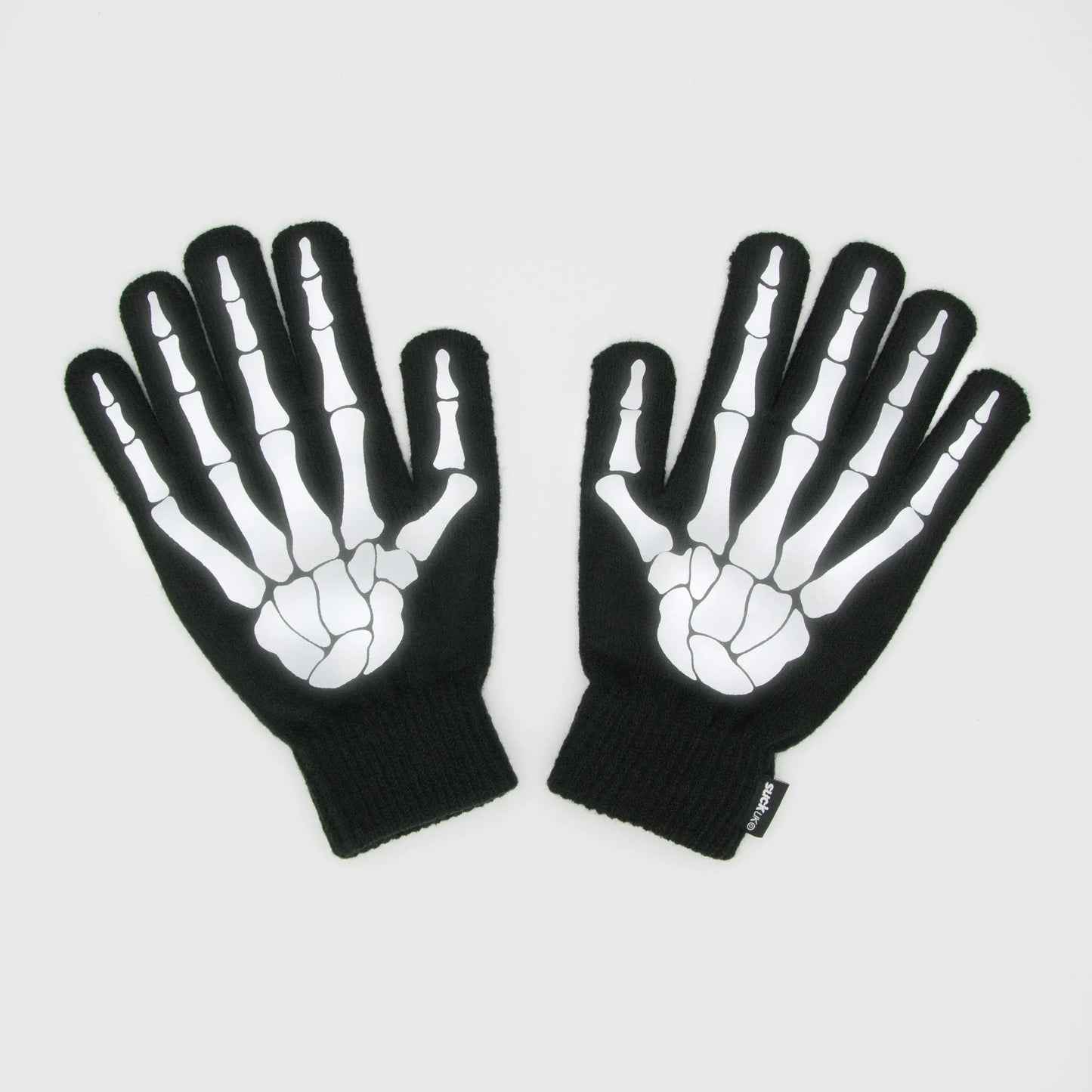 Reflective Skeleton Gloves Suck UK