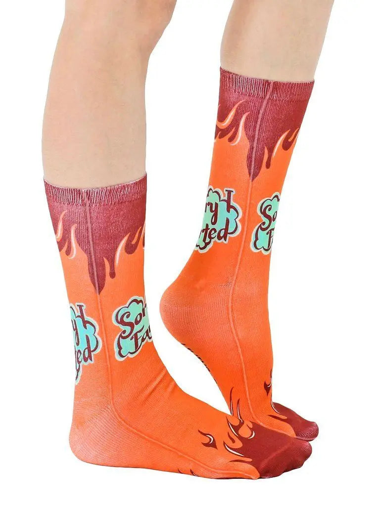 LIVING ROYAL Sorry I Farted Crew Socks Socks living royal