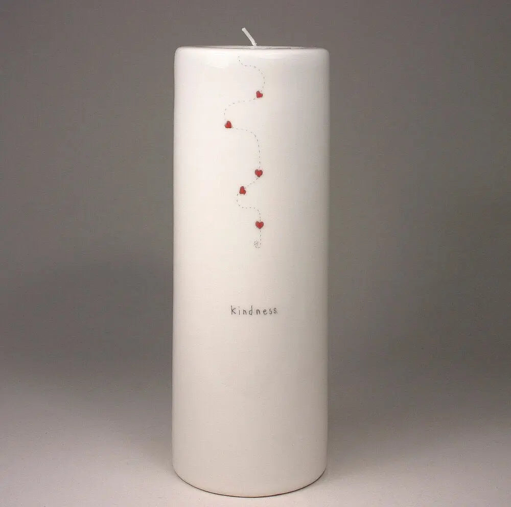 BETH MUELLER Words & Pictures - Kindness Large Tea Light Holder Candle Holders Beth Mueller