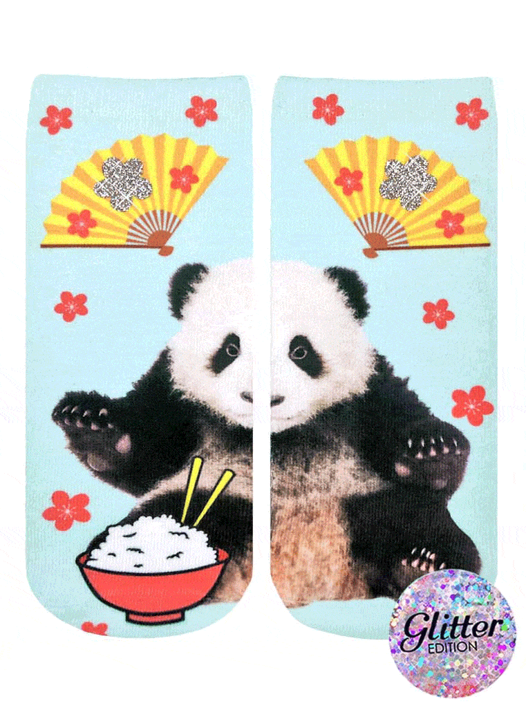 LIVING ROYAL Tokyo Panda Glitter Socks Socks living royal