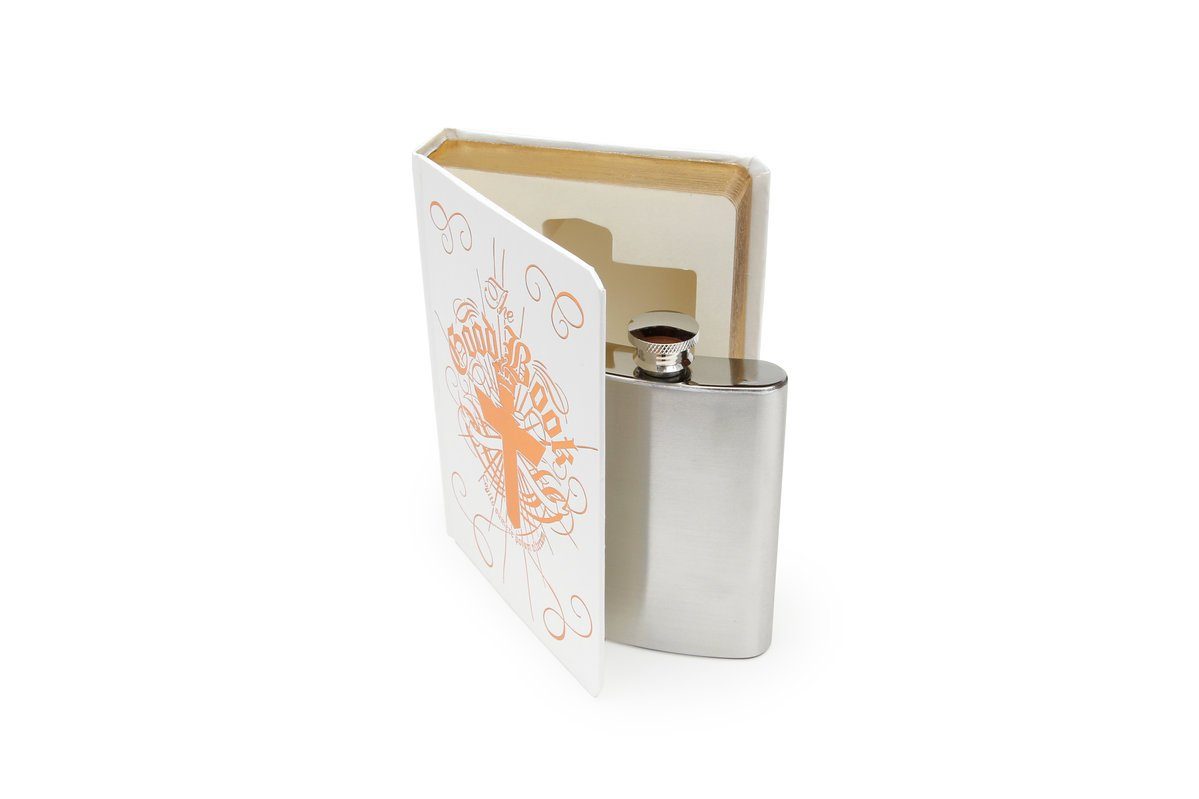 SUCK UK Flask In A Book Suck UK White