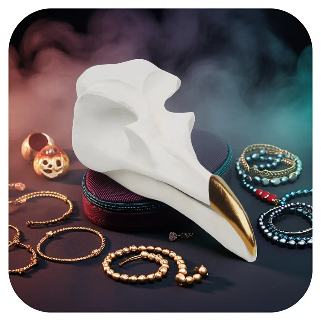 Bird Skull Jewelry Tidy Suck UK