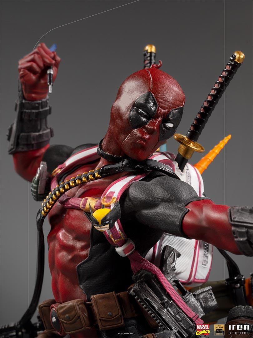 IRON STUDIOS Deadpool Deluxe BDS Art Scale 1/10 - Marvel Comics Scale Models Iron Studios 