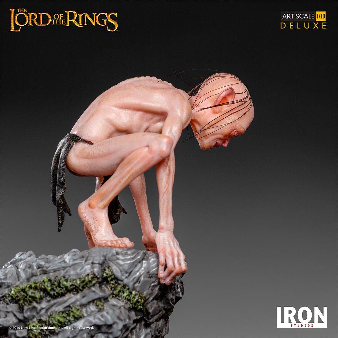 IRON STUDIOS - Gollum Deluxe Art Scale 1/10 - Lord of the Rings Collectible Iron Studios 