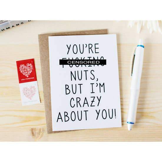 HONEST AF CARDS - You're F*cking Nuts Card Honest AF Cards 