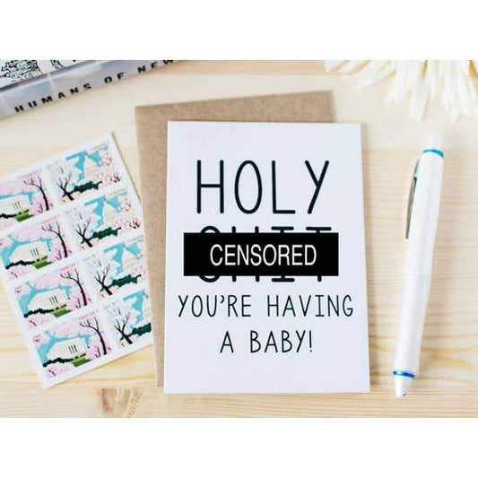 HONEST AF CARDS - You're Having A Baby Card Honest AF Cards 