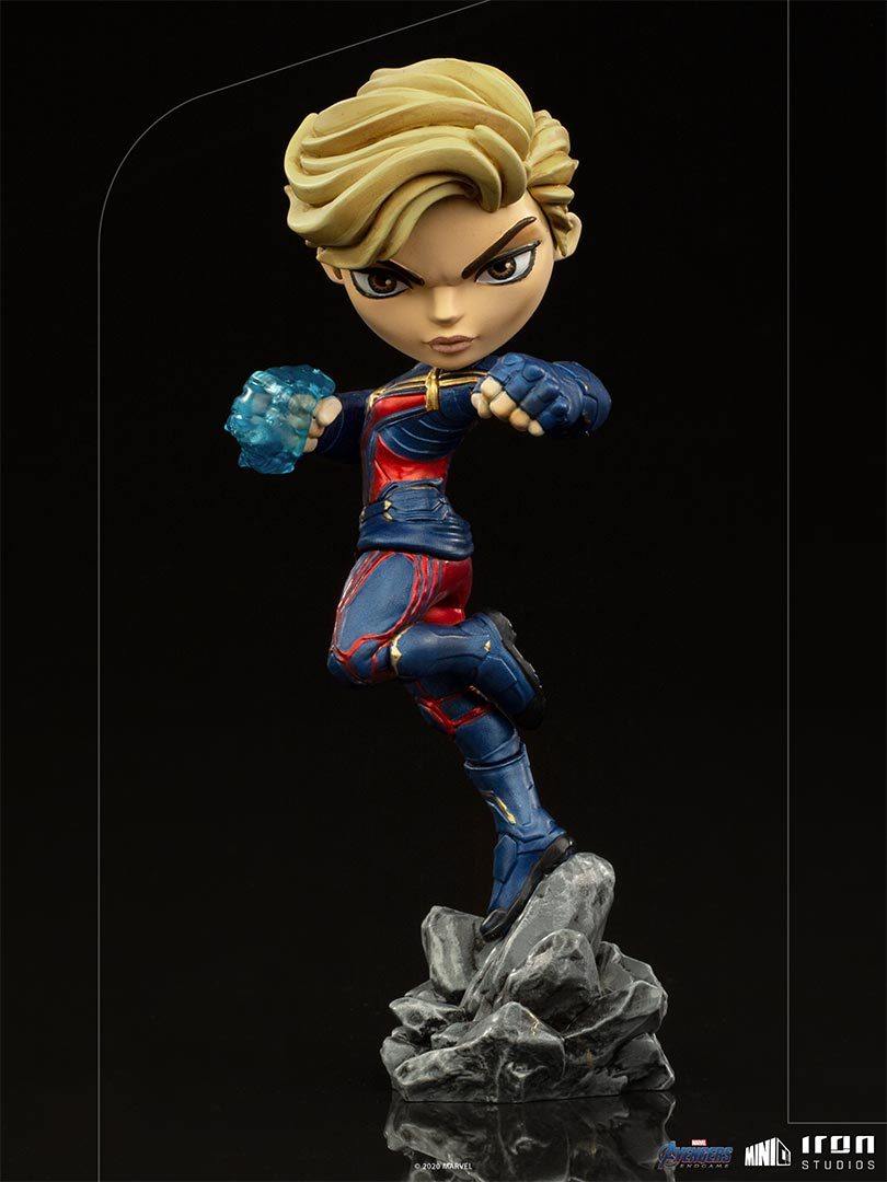 IRON STUDIOS - Minico Captain Marvel - Avengers Endgame Collectible Iron Studios 