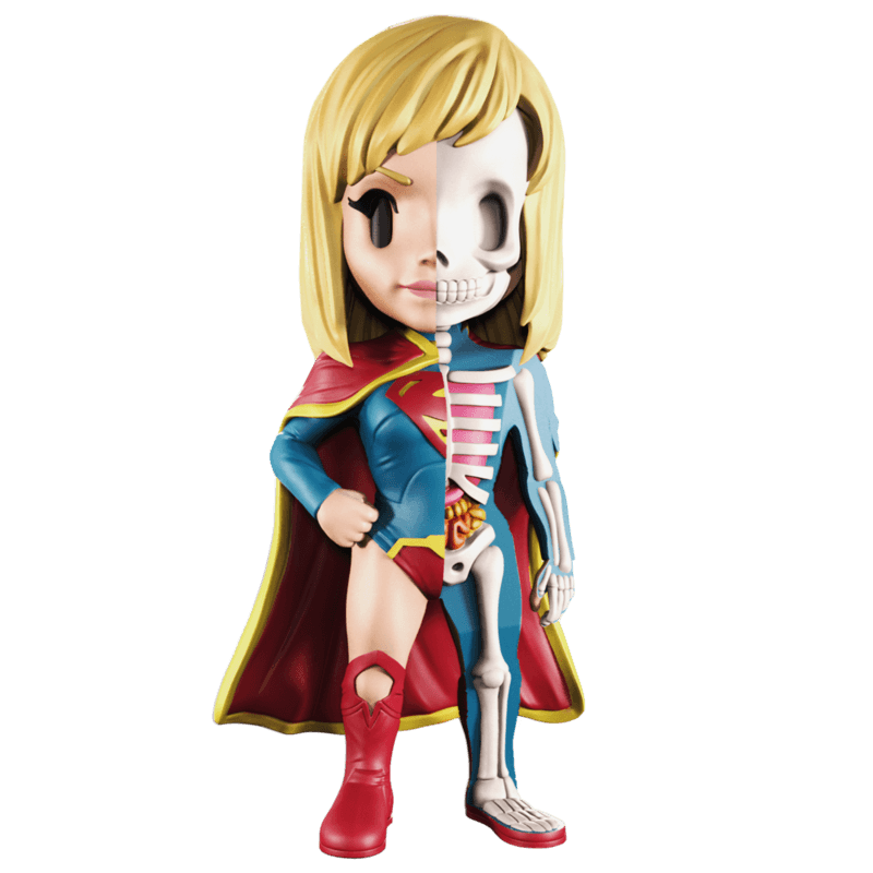 MIGHTY JAXX Supergirl XXray 4 Inch Vinyl Figure Collectible Mighty Jaxx 