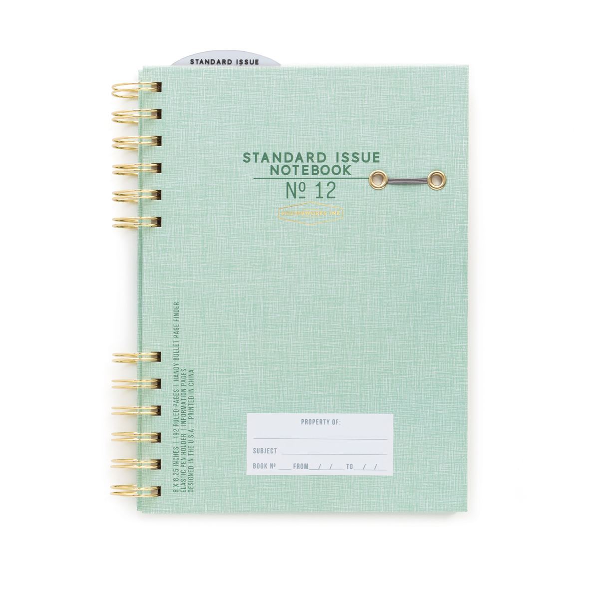 DESIGNWORKS INK Standard Issue Planner Eight3Five Inc Green 