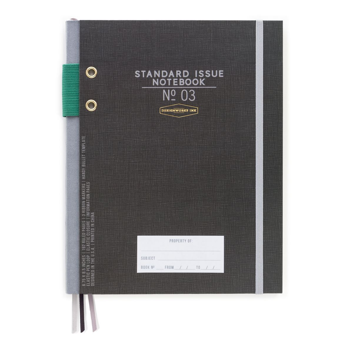 DESIGNWORKS INK Standard Issue Eight3Five Inc Black 