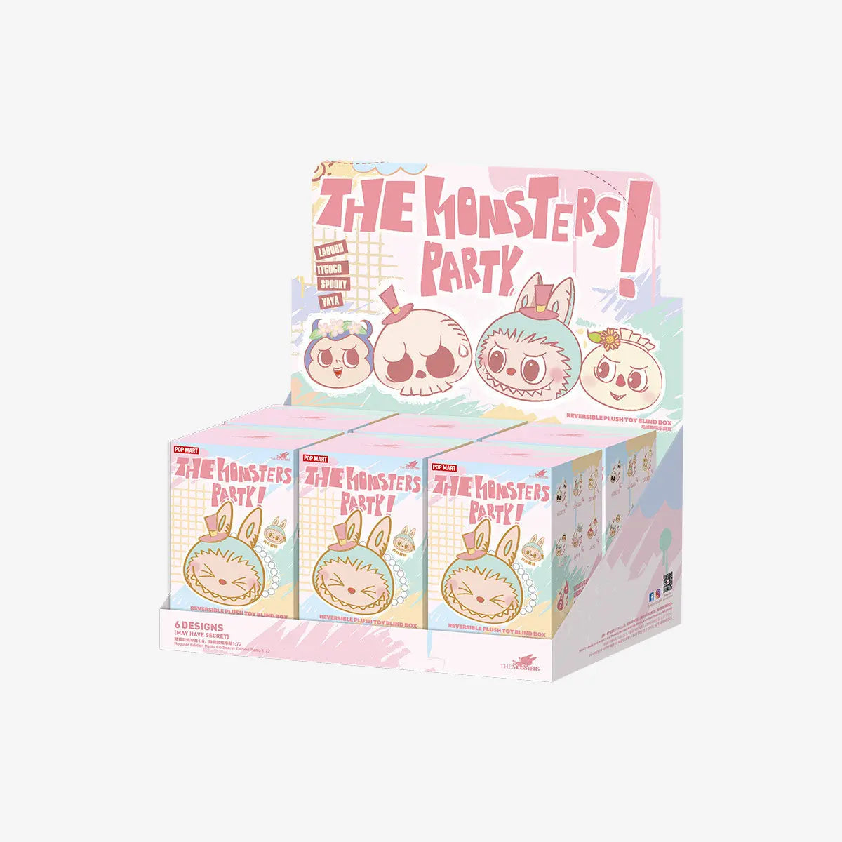 [In Stock] POPMART Party Series - Reversible Plush (SEALED)