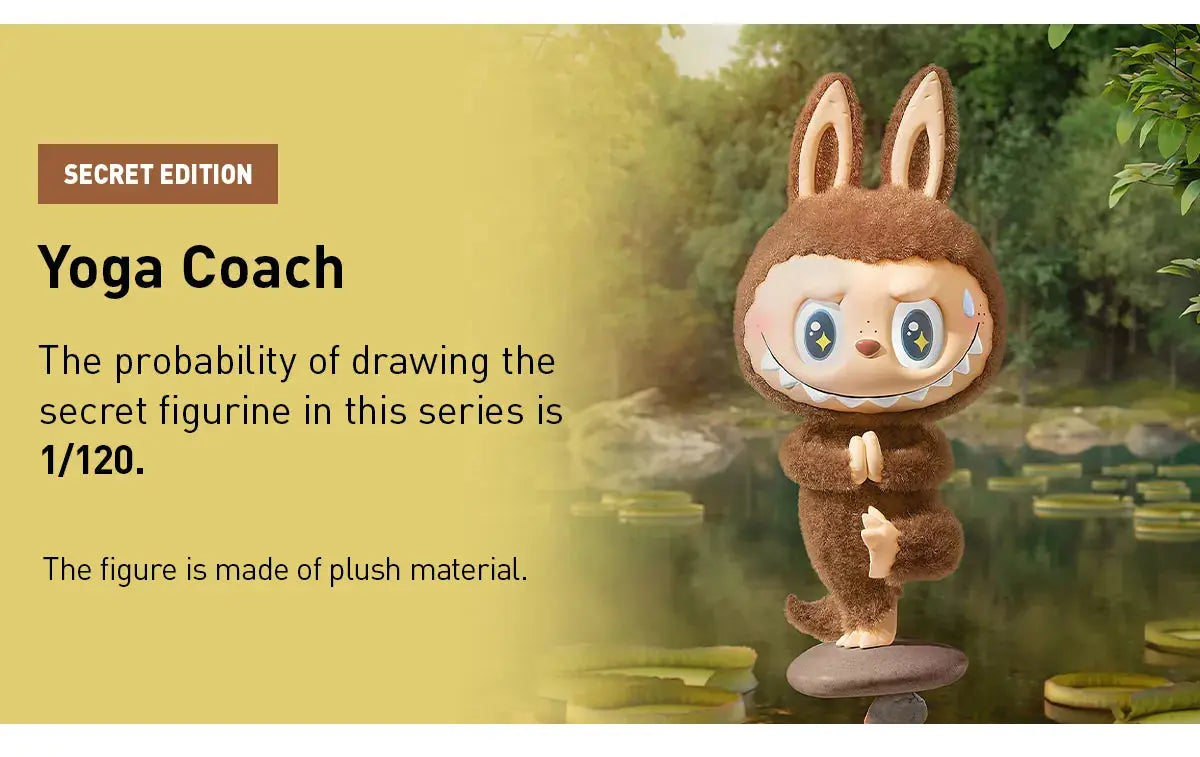 [In Stock] POPMART Labubu Lazy Yoga Series Figures Blind Box (SEALED)