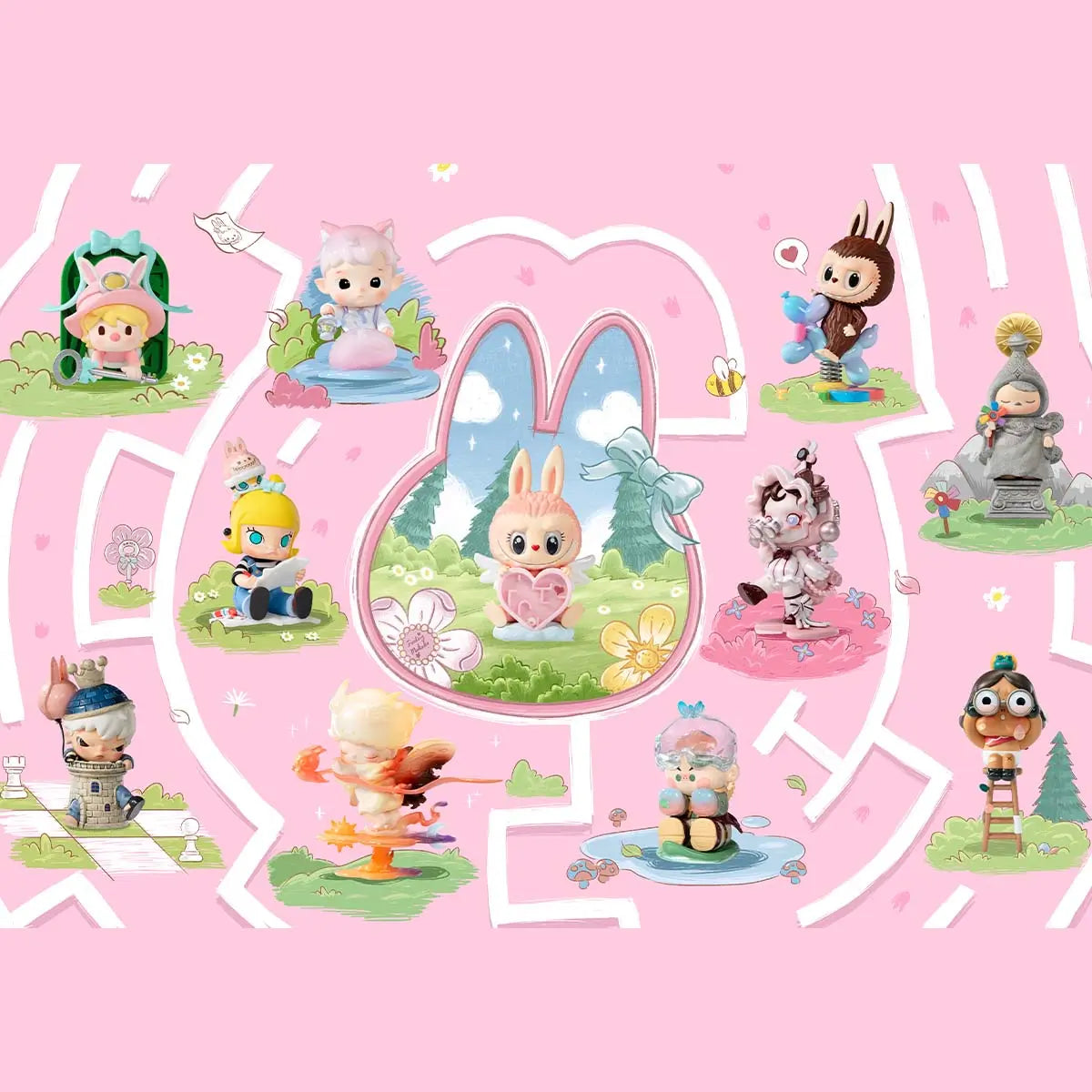 [IN STOCK] POPMART Labubu Finding MOKOKO Series Figures